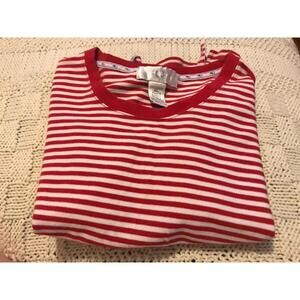 Red and White Topthreads Sportswear Tee